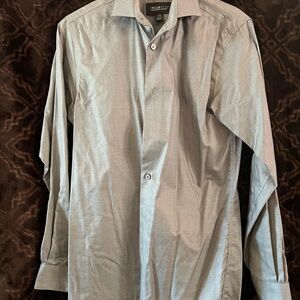 Men's Gray Dress Shirt